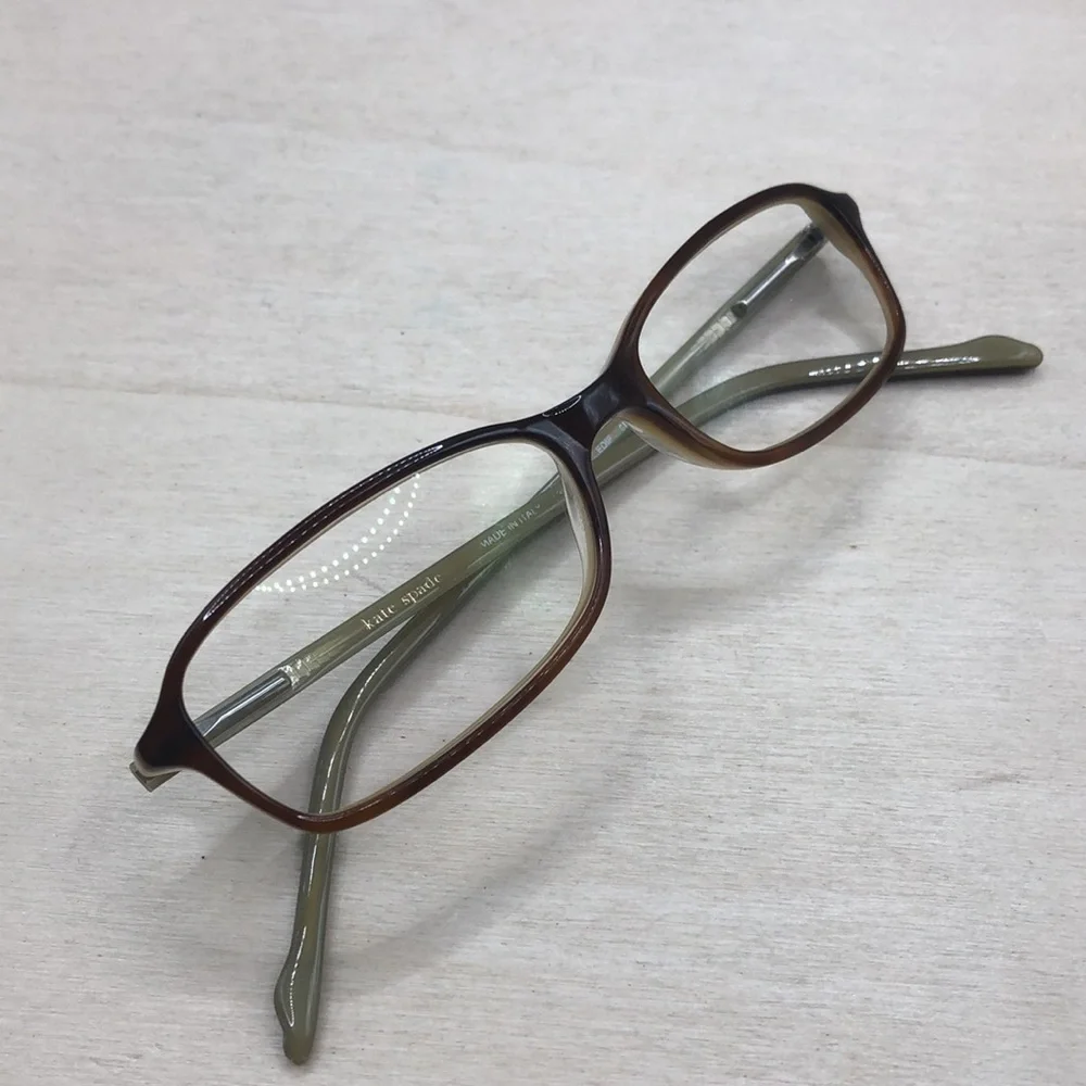 Kate Spade Edie 0FS5 Glasses FRAMES ONLY 48-15-135 Oval Slim Women's Two Tone
